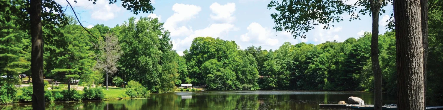 Lake at Seton Scout Reservation